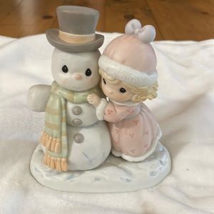 Precious Moments “snow man like my man” figurine